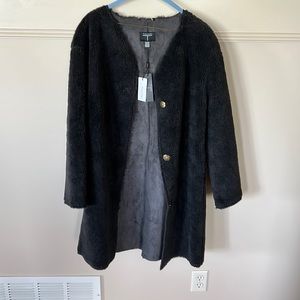 Tahari faux fur coat. New with tags, never worn.